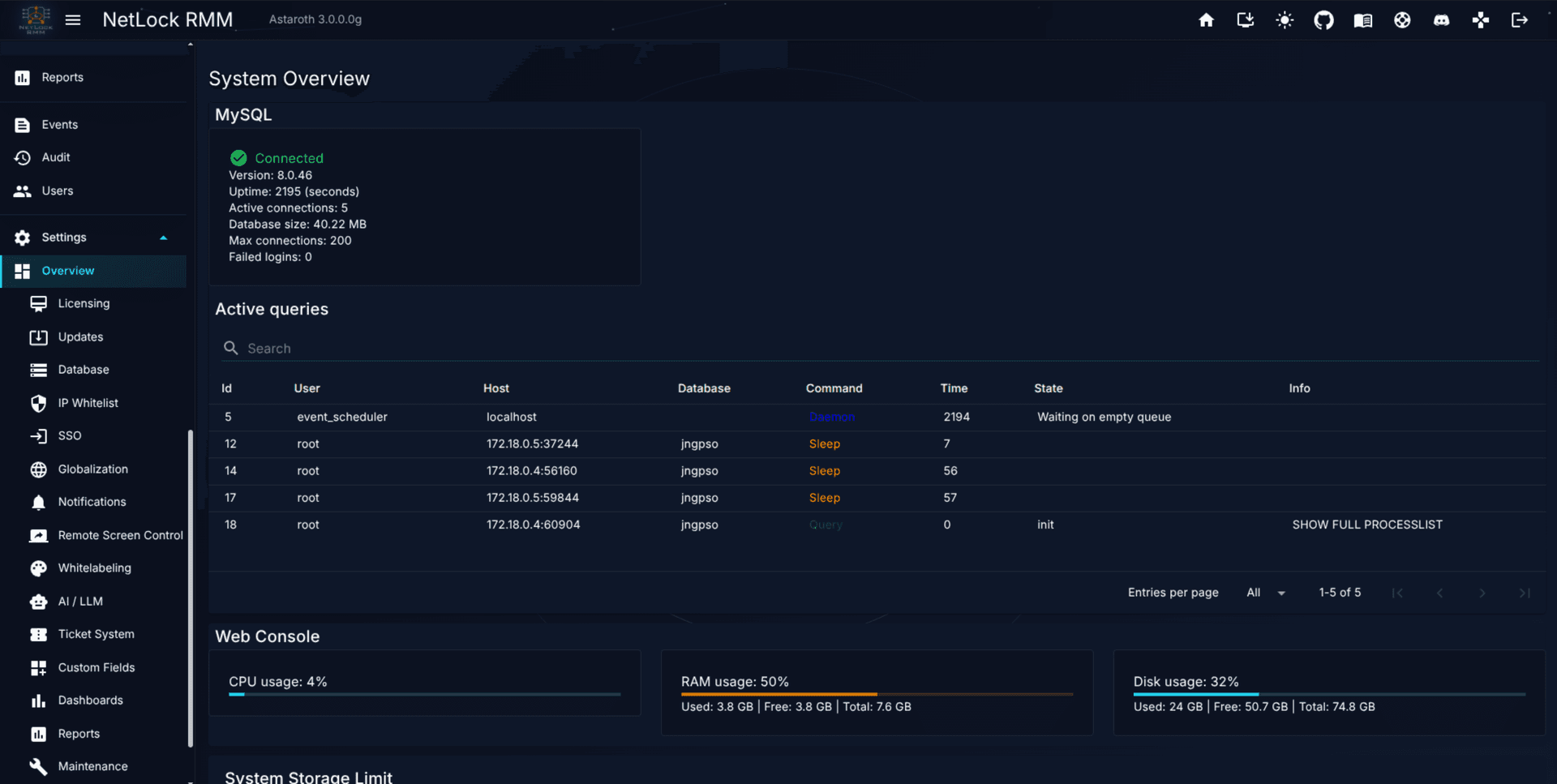 System overview & licensing — NetLock RMM Documentation